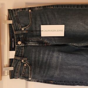 Calvin Klein Mid Rise Straight Jeans